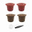 Refillable Coffee Filter Capsules for Nespresso 4 pcs 1