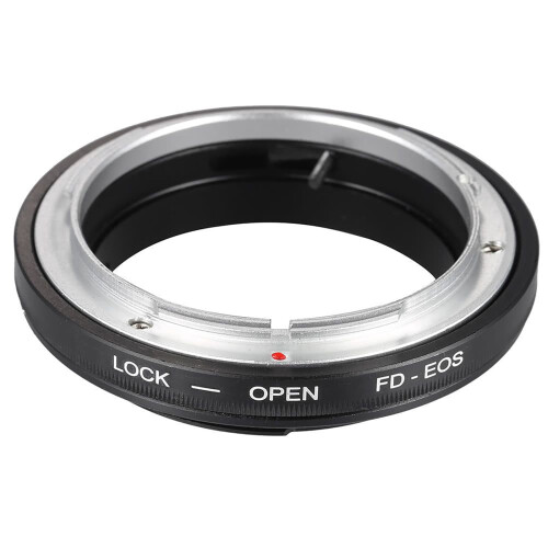 FD to EOS EF Mount Adapter Aluminum Alloy 5cm Macro