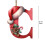 Acrylic Christmas Tree Pendant 26 Letters Personalized Red 3