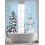 Sheer Christmas Tree and Snowman Curtains 52x84 in Light 5