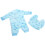 Soimiss Sky Blue Plush Doll Clothes Set 1