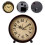 Digital Wall Clock Gold Retro Style 2 Pack 6