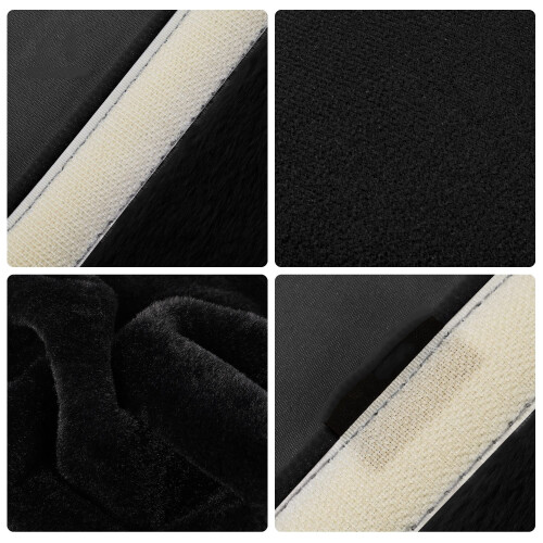Seatbelt Cover Extra Long Black 15.5 Inch 2