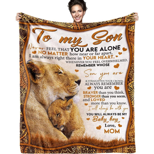 Romantic Throw Blanket for Wife Grey 130x150cm