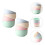 MUSEYA Bamboo Fiber Bowls Set Kitchen 8pcs 6