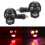 Skull LED Motorcycle Turn Signals Amber White 2-Pack 1