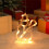 White LED Christmas Window Decor 20 Inch Snowman Snowflake 6
