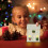Ceramic Christmas Houses Decor Set White Multicolor 6 Pieces 5
