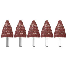 Cone Shape Sandpaper Deburring Flap Wheel 5Pcs