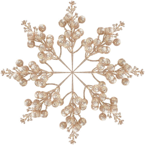 Glitter Berry Tree Picks Silver Stem 18-Pack