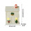 Ceramic Christmas Houses Decor Set White Multicolor 6 Pieces 3