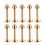 Stainless Steel Labret Lip Stud Earrings Rose Gold 1