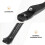 Metal Bicycle Kickstand Adjustable Height Black Aluminum 3