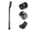 Metal Bicycle Kickstand Adjustable Height Black Aluminum 7