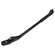 Metal Bicycle Kickstand Adjustable Height Black Aluminum
