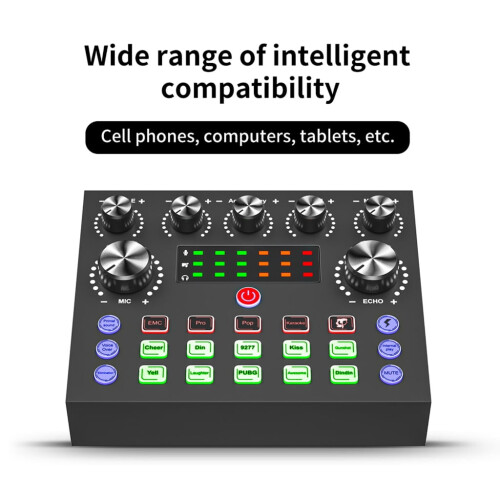 Studio Live Sound Card for Clear Recording and Real-Time 2