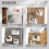 Multifunctional Wall-Mounted Umbrella Storage Rack Gray 4