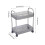 Two-Tier Transparent Plastic Storage Rack 3