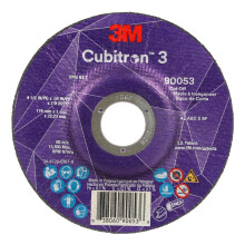 3M Cubitron 3 Cut-Off Wheel 90053 60+ T27 4-1/2 in x 0.04 in x 7/8 in (115 x 1 x 22.23 mm) ANSI Precision Shaped Grain Autobody and Marine She