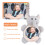 Car Child Mirror Plastic Rearview Mirror Blue 1 Pack 4