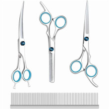 Dog Scissors with Rounded Safety Tips Set of 4