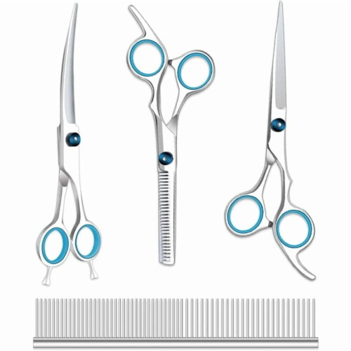 Dog Scissors with Rounded Safety Tips Set of 4