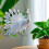 White Peacock Window Ornament Acrylic 2D 5
