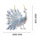 White Peacock Window Ornament Acrylic 2D 3
