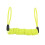 Motorcycle Disc Lock with Spring Reminder Coil Cable Yellow 1