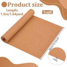Leather Stiffener Roll Sandy Brown 59x15.7 in 1 mm