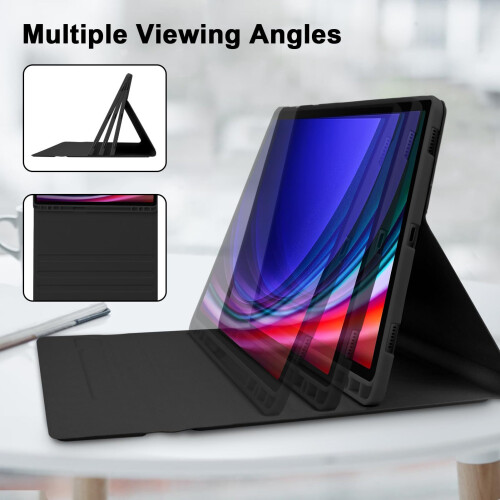 Capa de Teclado Bluetooth com Touchpad e Retroiluminação - Compatível com Samsung Galaxy Tab S7 FE 5G 12.4 polegadas 2