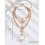 Crystal Layered Anklet with Toe Ring for Women 8