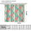 Mid Century Curtains Retro 50s Pattern 2 Panels 84x84 in 2