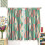 Mid Century Curtains Retro 50s Pattern 2 Panels 84x84 in 3