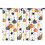 Pumpkin Pattern Kitchen Curtains Set of 2 Tier Rod Pocket 1