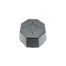 Copertura Mozzo ATV Polaris, Nero Opaco, Ricambio OEM 5451374-458, Qty 1