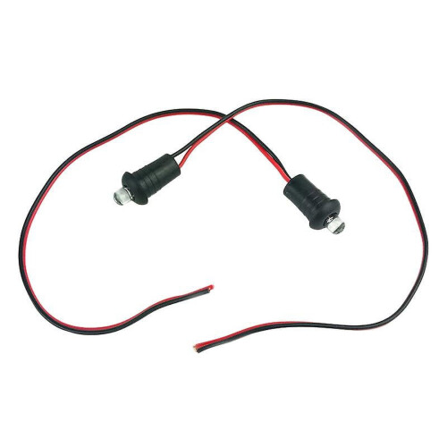 Blue Flashing Dummy Car Alarm LED Light 2 pcs