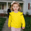 Girls Yellow Pullover Hoodie Long Sleeve Ruffle Sweatshirt 4