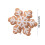 Snowflake Pillow Velvet 16x16 Inch Microfiber Filled 3
