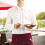 Short Waist Apron Polyester-Cotton Blend 3 Pockets 4