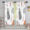 Pumpkin Pattern Tier Curtains 2 Pieces 42x63 in 5