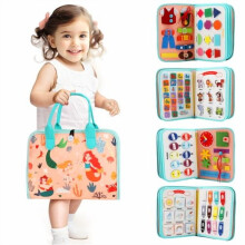 Montessori Busy Board for Toddlers 1-4 Years