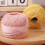 Peach Pink Cotton Yarn Roll Soft Lightweight 50g 3