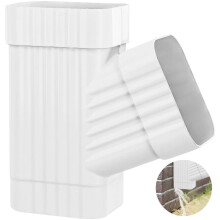 Y-Shaped Gutter Downspout Connector 3.2 x 2.5 Inches