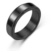 Titanium Anti-Anxiety Spinner Ring for Women Size 9