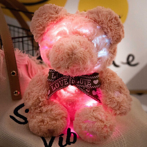 Glowing Valentine Bear Toy LED Light 1 Piece 1