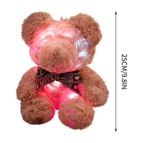 Glowing Valentine Bear Toy LED Light 1 Piece 2