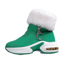 Women's Winter Snow Boots Pointed Toe High Heel Size 8.5