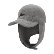 Fleece Baseball Cap with Ear Flaps for Kids, One Size