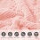 Flannel Throw Blanket Extra Large Pink 59x78.7 inch 5